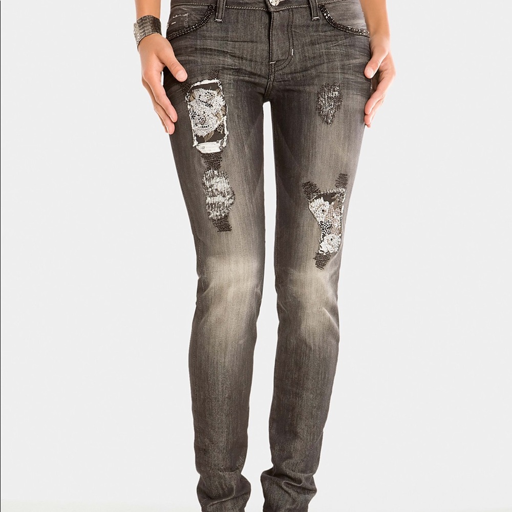 Guess by Marciano Jeans with Rhinestones SZ 6/27